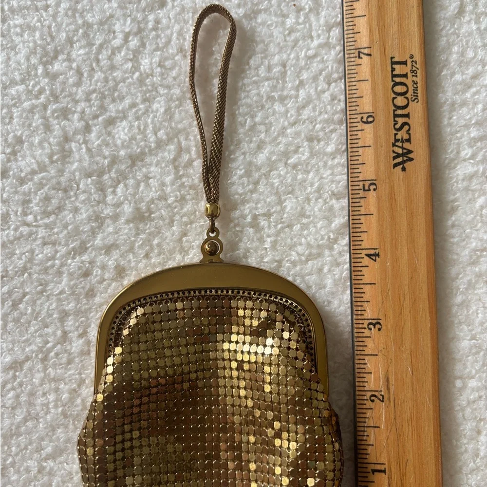 Whiting & Davis Gold Mesh Evening Wristlet